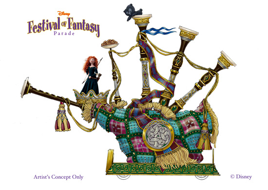 Festival of Fantasy Parade Concept Art