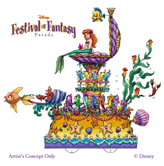 Festival of Fantasy Parade Concept Art
