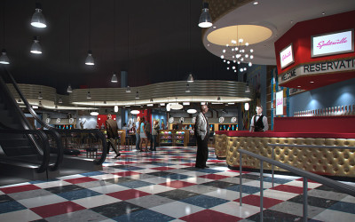 Splitsville Interior Concept Artwork