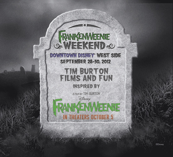 Frankenweenie Weekend