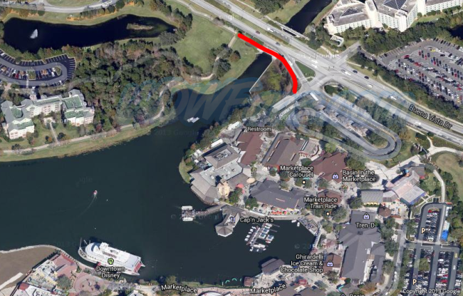 Downdown Disney Walkway Closure