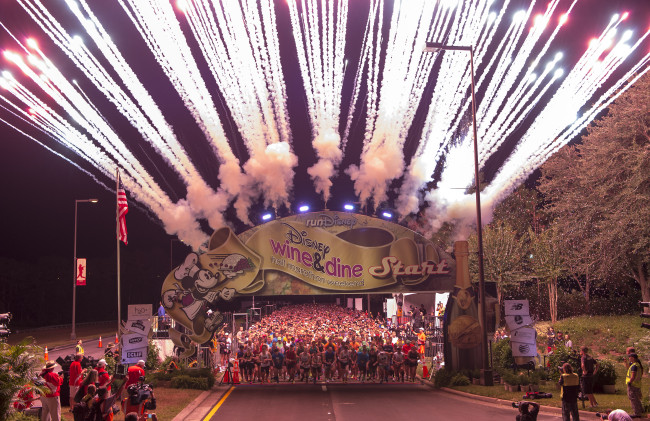 Wine & Dine Half Marathon 2013 - Start Line