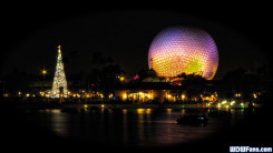 Epcot Xmas Wallpaper