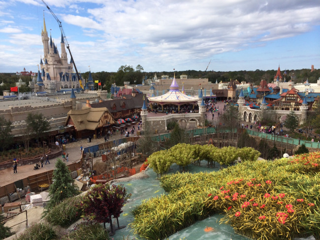 Seven Dwarfs Mine Train - Top View