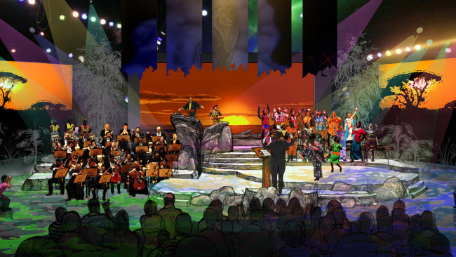 Harambe Nights and Harambe Theater at Disney's Animal Kingdom