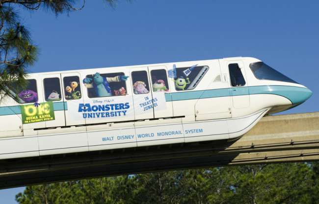 Monsters University Monorail Skin